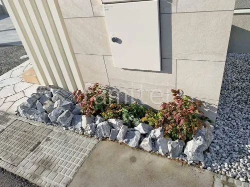 野洲市 新築シンプル オープン外構