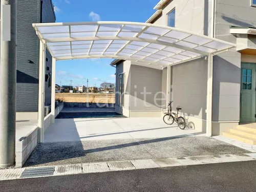 野洲市 新築シンプル オープン外構