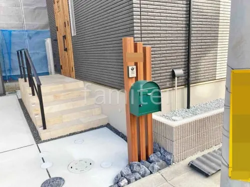 宝塚市 新築ベーシック オープン外構