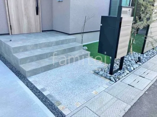 大阪狭山市 新築ベーシック オープン外構