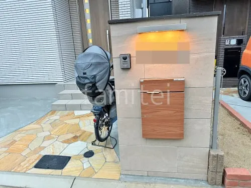 宝塚市 新築シンプル オープン外構