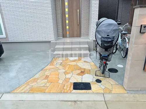 宝塚市 新築シンプル オープン外構