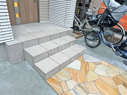 宝塚市 新築シンプル オープン外構