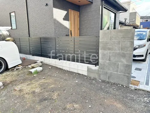 尼崎市 新築シンプル オープン外構