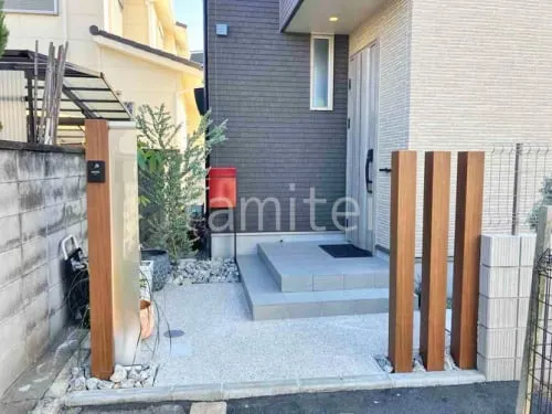 堺市 新築ベーシック オープン外構