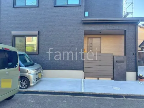 和歌山市 新築ベーシック オープン外構