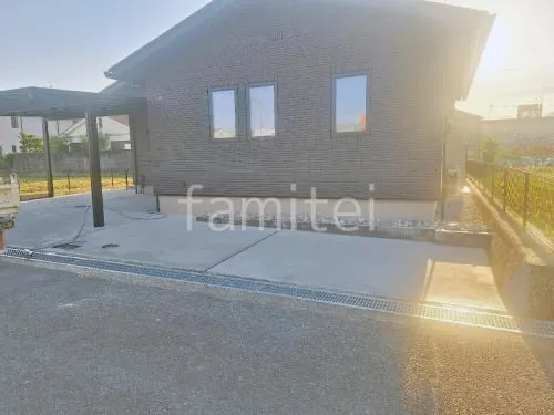 香芝市 新築ベーシック オープン外構