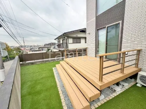 明石市 新築シンプル オープン外構