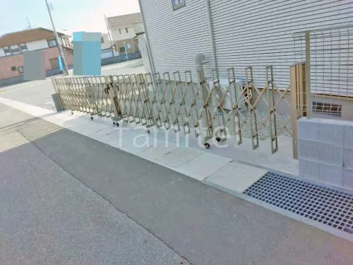 加古川市 新築シンプル セミクローズ外構