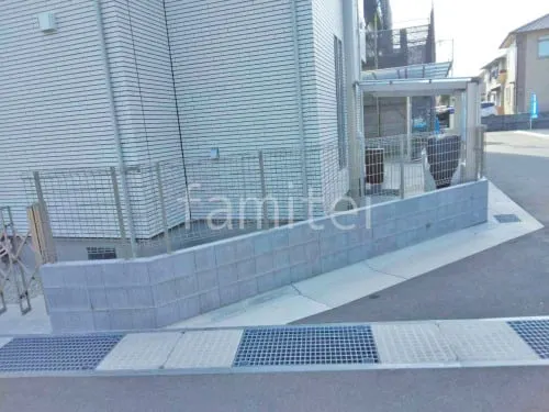 加古川市 新築シンプル セミクローズ外構