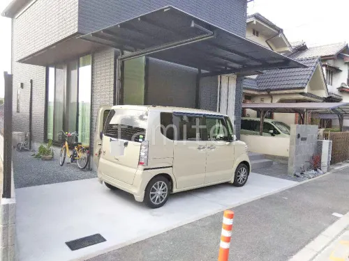 高槻市 新築シンプル オープン外構