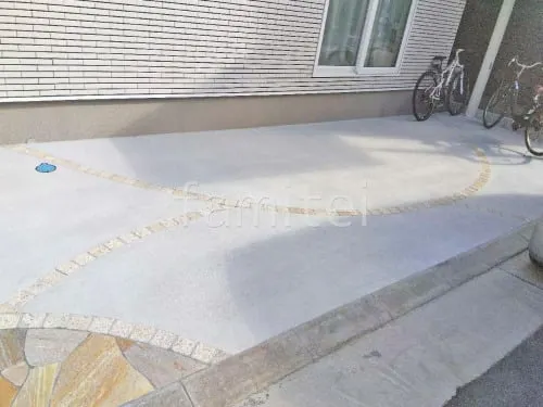 枚方市 新築シンプル オープン外構