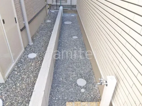 枚方市 新築シンプル オープン外構