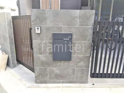 大阪市 新築シンプル クローズ外構