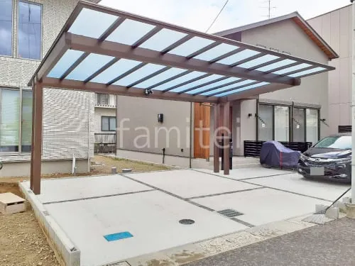 天理市 新築ベーシック オープン外構