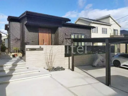 奈良市 新築シンプル オープン外構