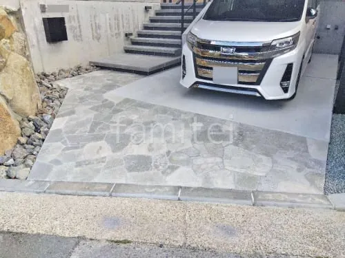 香芝市 新築ハイクラス セミクローズ外構