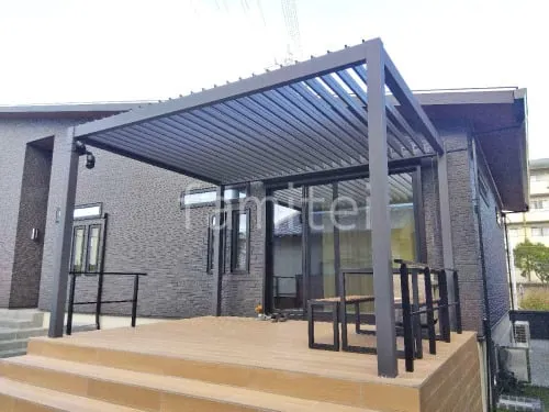 香芝市 新築ハイクラス セミクローズ外構