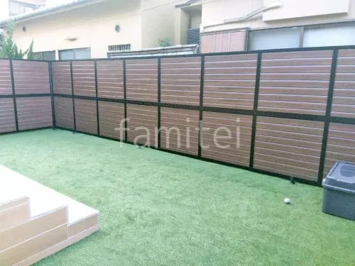 香芝市 新築ハイクラス セミクローズ外構