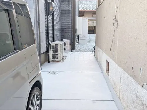 川西町 新築シンプル オープン外構