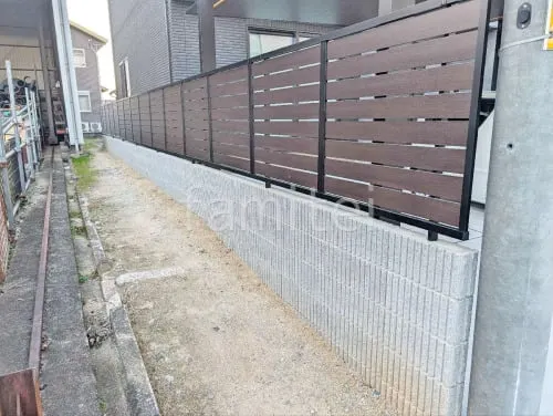 川西町 新築シンプル オープン外構