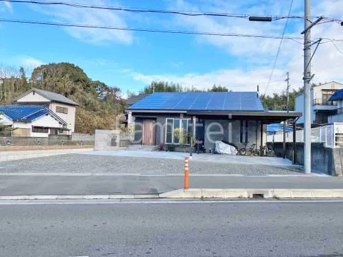 紀の川市 新築シンプル オープン外構