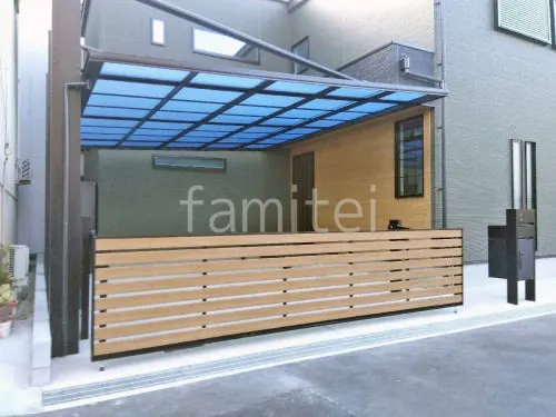 寝屋川市 新築ベーシック セミクローズ外構