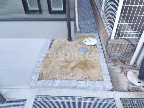 寝屋川市 新築ベーシック セミクローズ外構