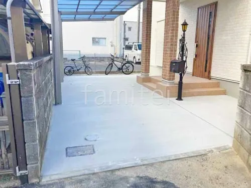 茨木市 新築ベーシック オープン外構