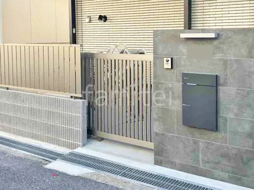 伊丹市 新築シンプル クローズ外構