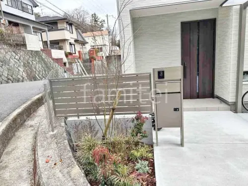 宝塚市 新築ベーシック オープン外構