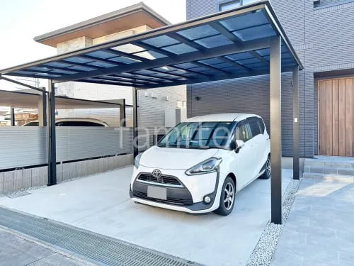 伊丹市 新築シンプル オープン外構