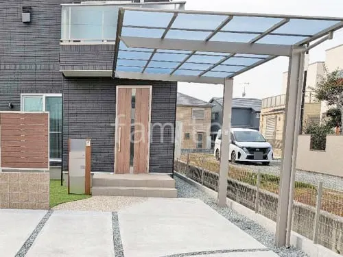 明石市 新築ベーシック オープン外構