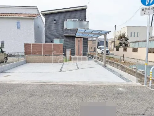 明石市 新築ベーシック オープン外構