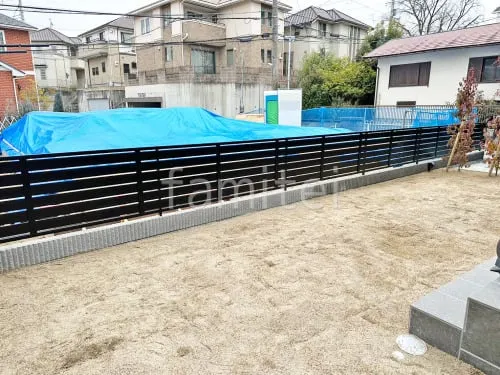 宝塚市 新築ベーシック オープン外構