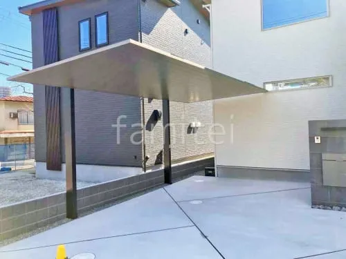 宝塚市 新築シンプル オープン外構