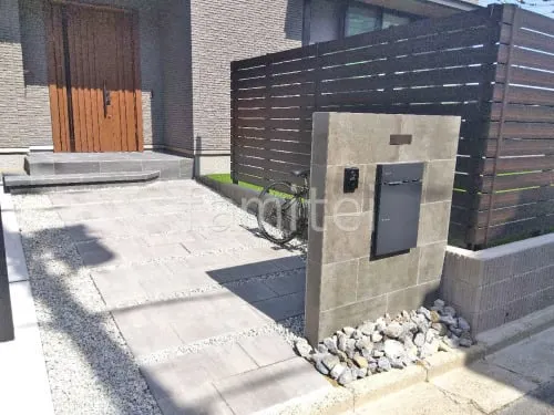 三郷町 新築シンプル オープン外構