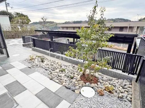 大津市 新築シンプル クローズ外構