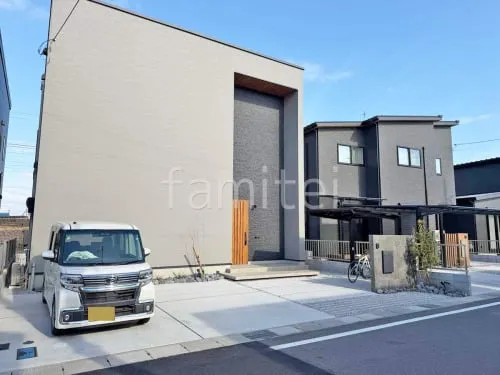 守山市 新築シンプル オープン外構