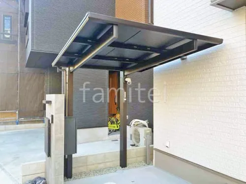 伊丹市 新築シンプル オープン外構