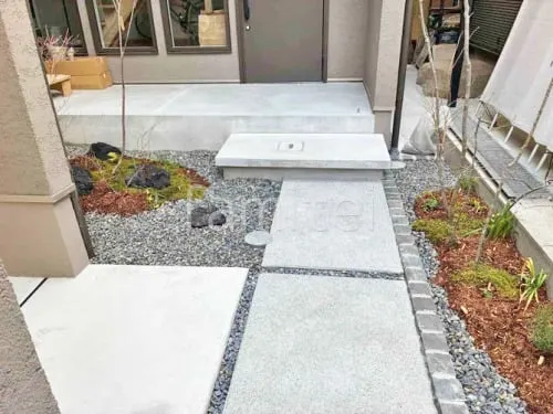 八尾市 新築ベーシック オープン外構