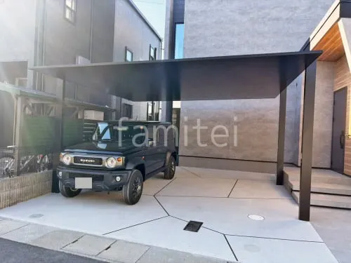 岩出市 新築ベーシック オープン外構