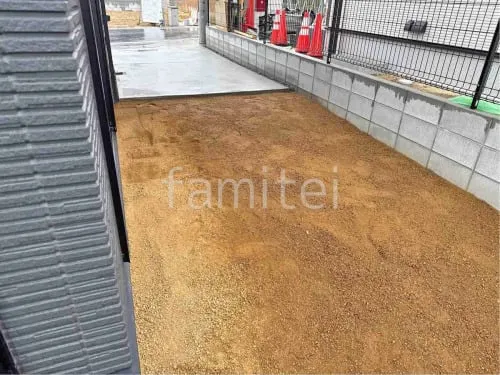 富田林市 新築ベーシック オープン外構