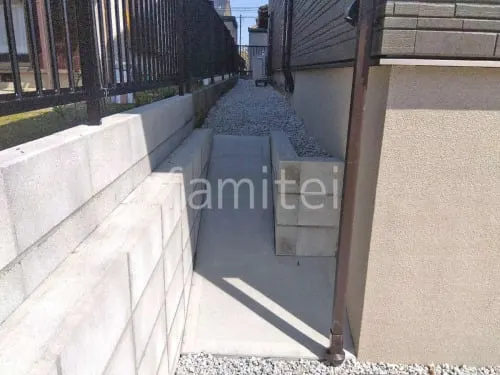 河合町 新築ベーシック オープン外構