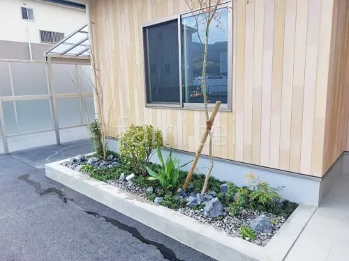 橋本市 新築ハイクラス オープン外構