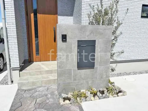 近江八幡市 新築シンプル オープン外構