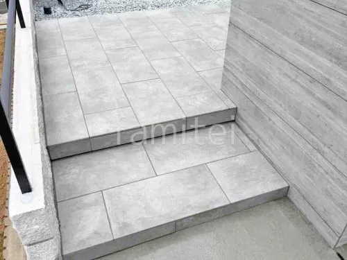 宝塚市 新築シンプル オープン外構