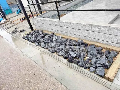 宝塚市 新築シンプル オープン外構