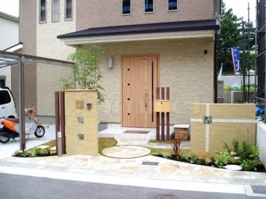 施工例 新築オープン外構