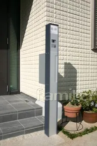 施工例 新築二世帯オープン外構